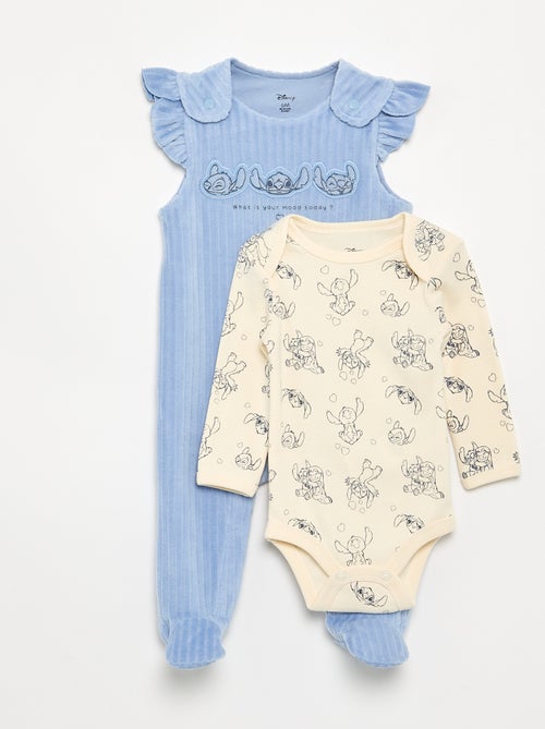 Completo notte 2 pezzi - Pagliaccetto senza maniche + body - Kiabi