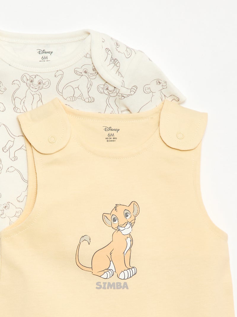 Completo notte 'Disney' 2 pezzi: body e tutina Giallo - Kiabi