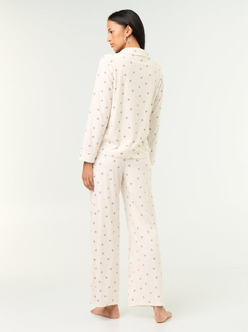 Completo pigiama 2 pezzi - Camicia + pantaloni - Kiabi