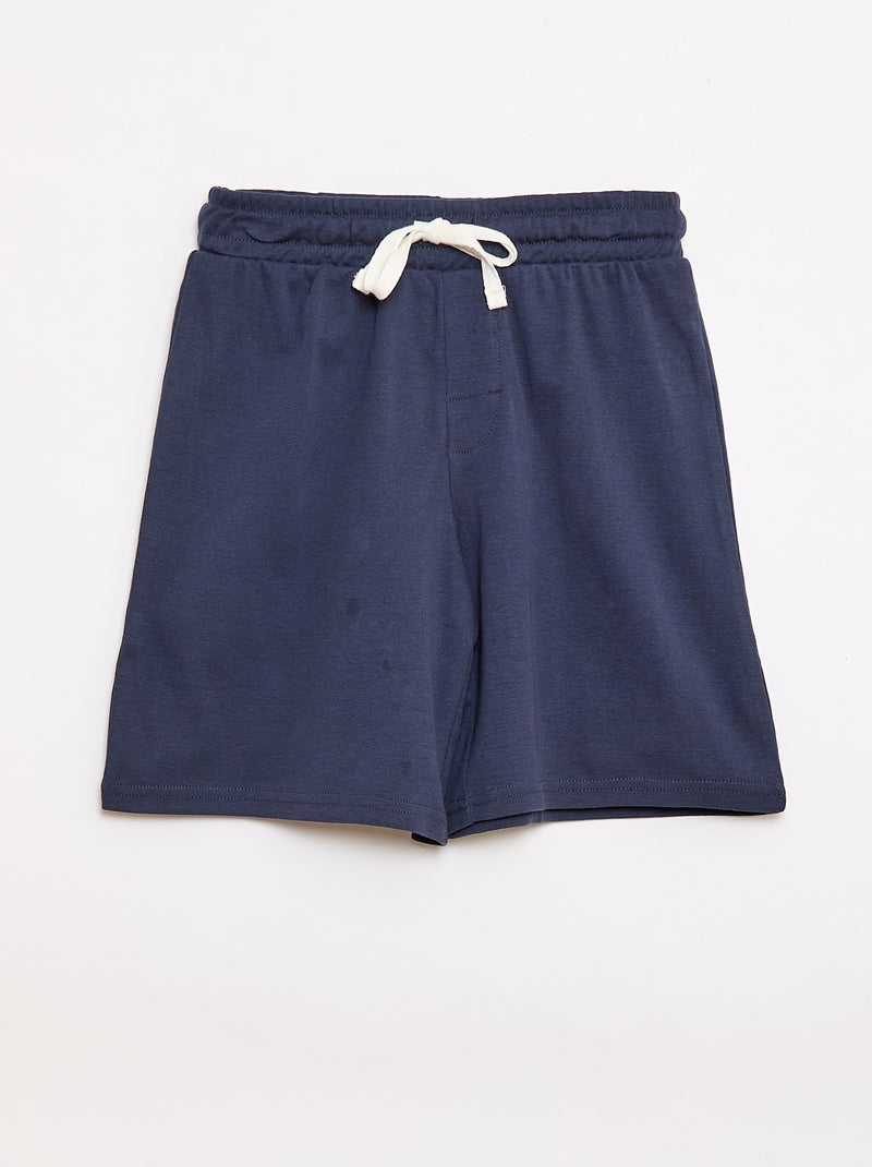 Completo pigiama a maniche corte in cotone Blu - Kiabi