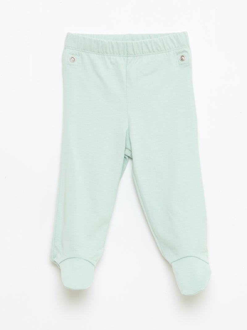 Completo pigiama chill in jersey di cotone Bianco - Kiabi