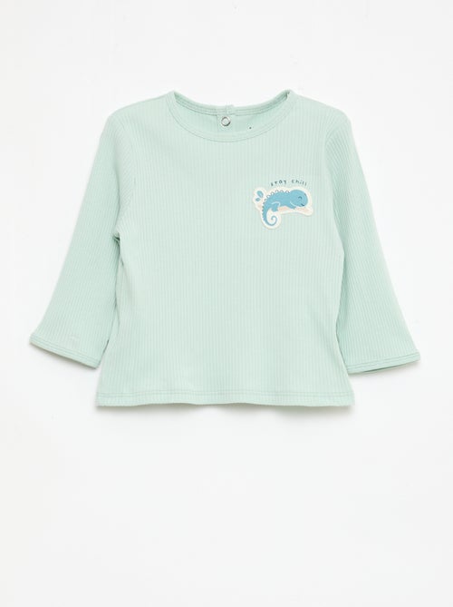 Completo pigiama chill in jersey di cotone - Kiabi