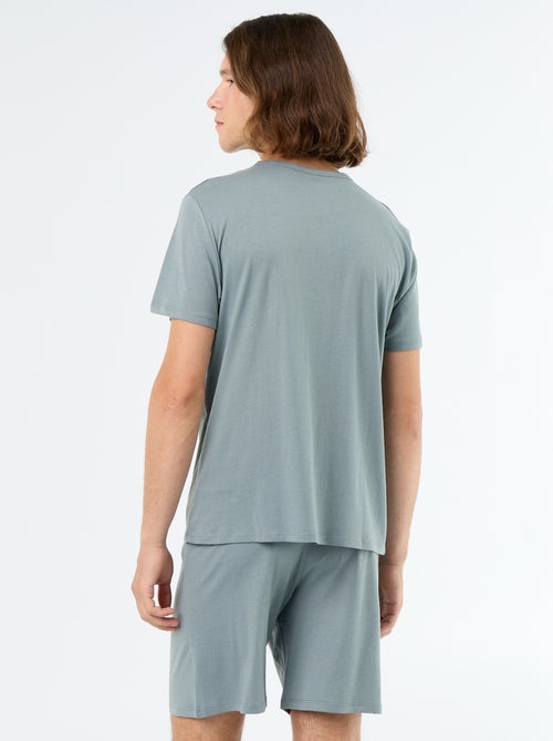 Completo pigiama corto t-shirt + pantaloncini - 2 pezzi - Kiabi