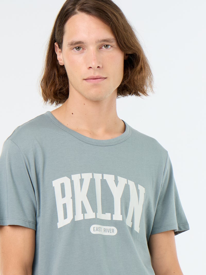 Completo pigiama corto t-shirt + pantaloncini - 2 pezzi Blu - Kiabi