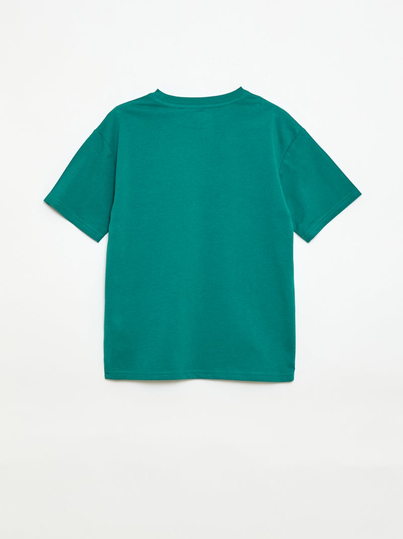 Completo pigiama corto t-shirt + pantaloncini - 2 pezzi Verde - Kiabi