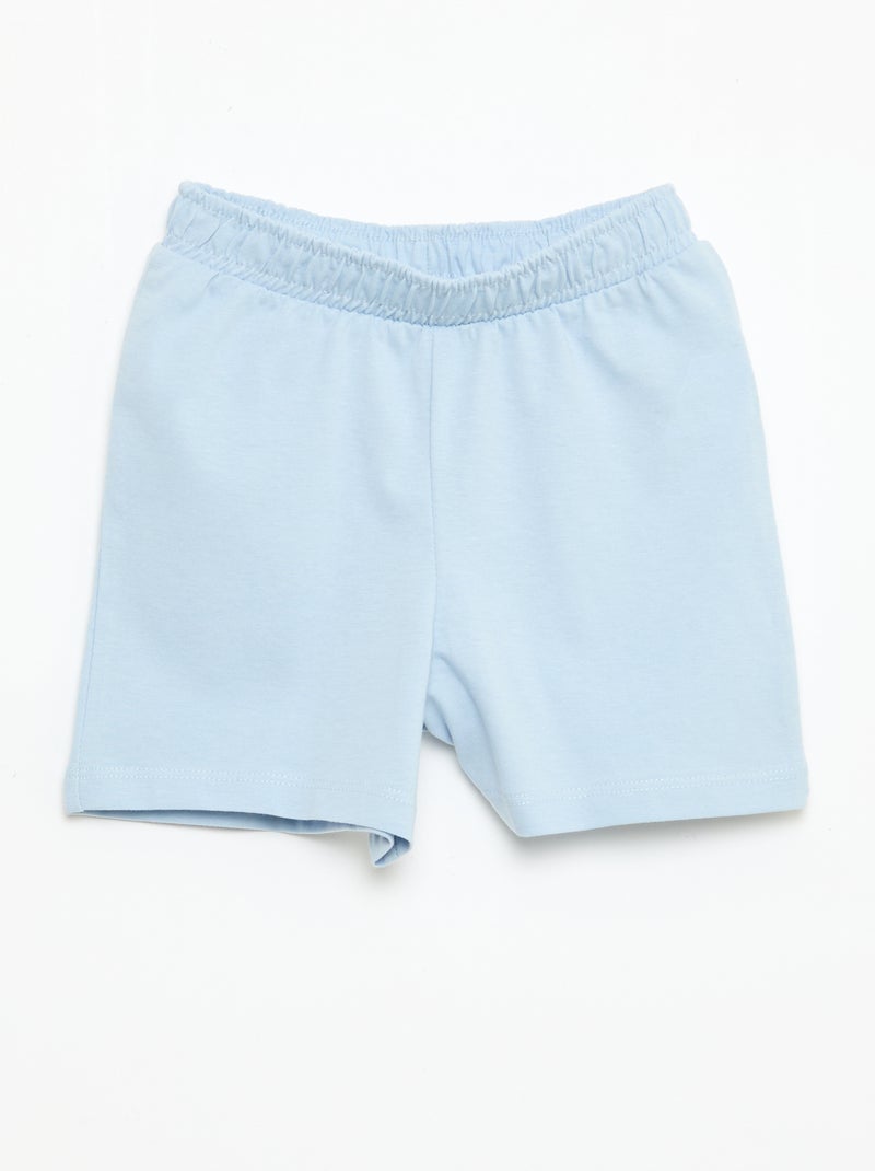 Completo pigiama corto t-shirt + short - 2 pezzi Blu - Kiabi