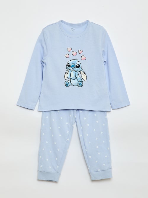 Completo pigiama lungo 'Stitch' 'Disney' - 2 pezzi - Kiabi