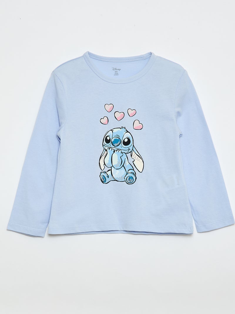 Completo pigiama lungo 'Stitch' 'Disney' - 2 pezzi Blu - Kiabi