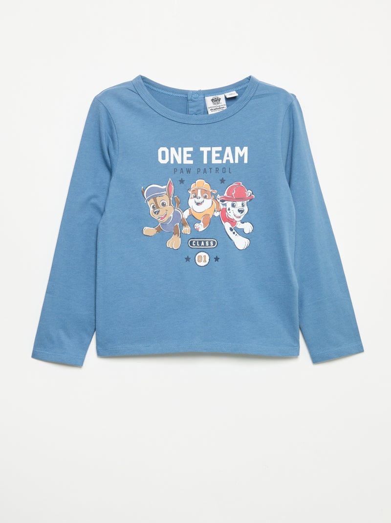 Completo pigiama "Paw Patrol" T-shirt + pantaloni - 2 pezzi Blu - Kiabi