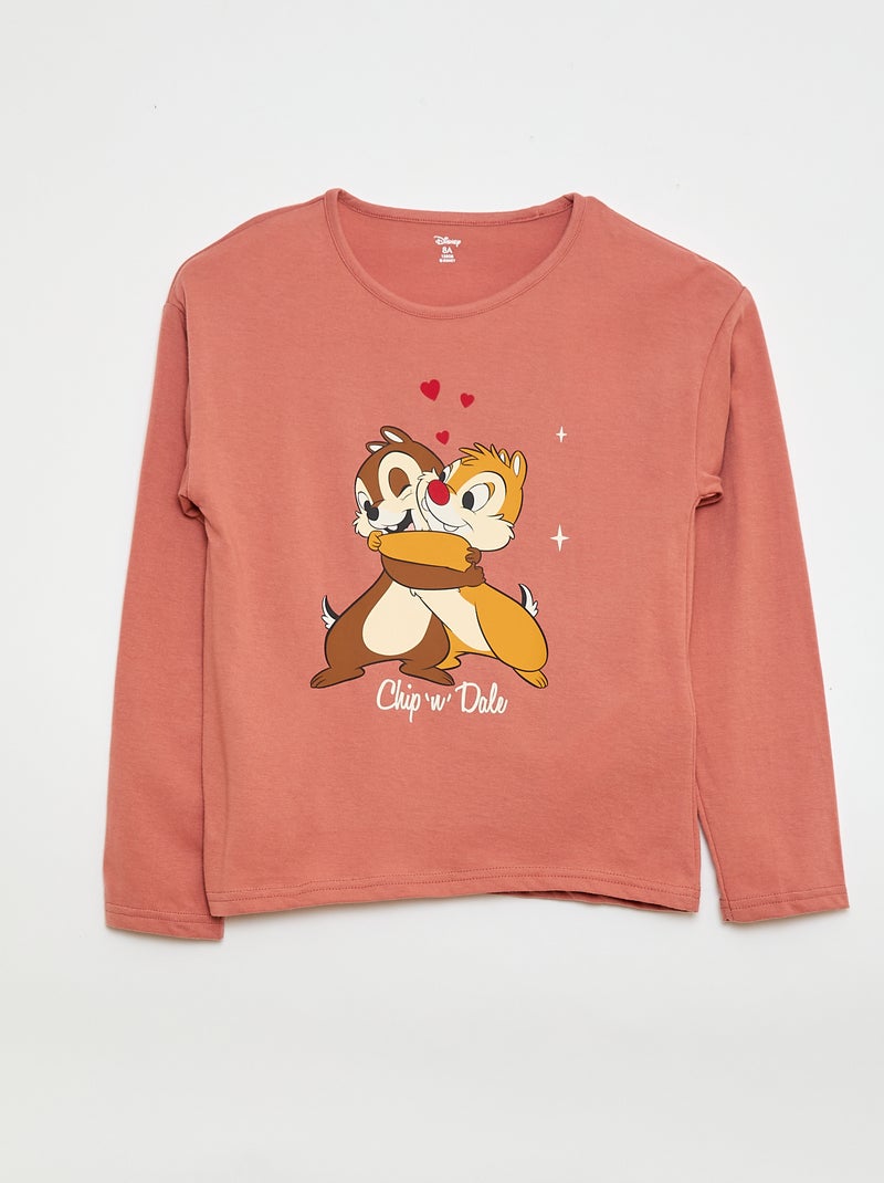 Completo pigiama 'Tic Tac' 'Disney' - 2 pezzi Rosa - Kiabi