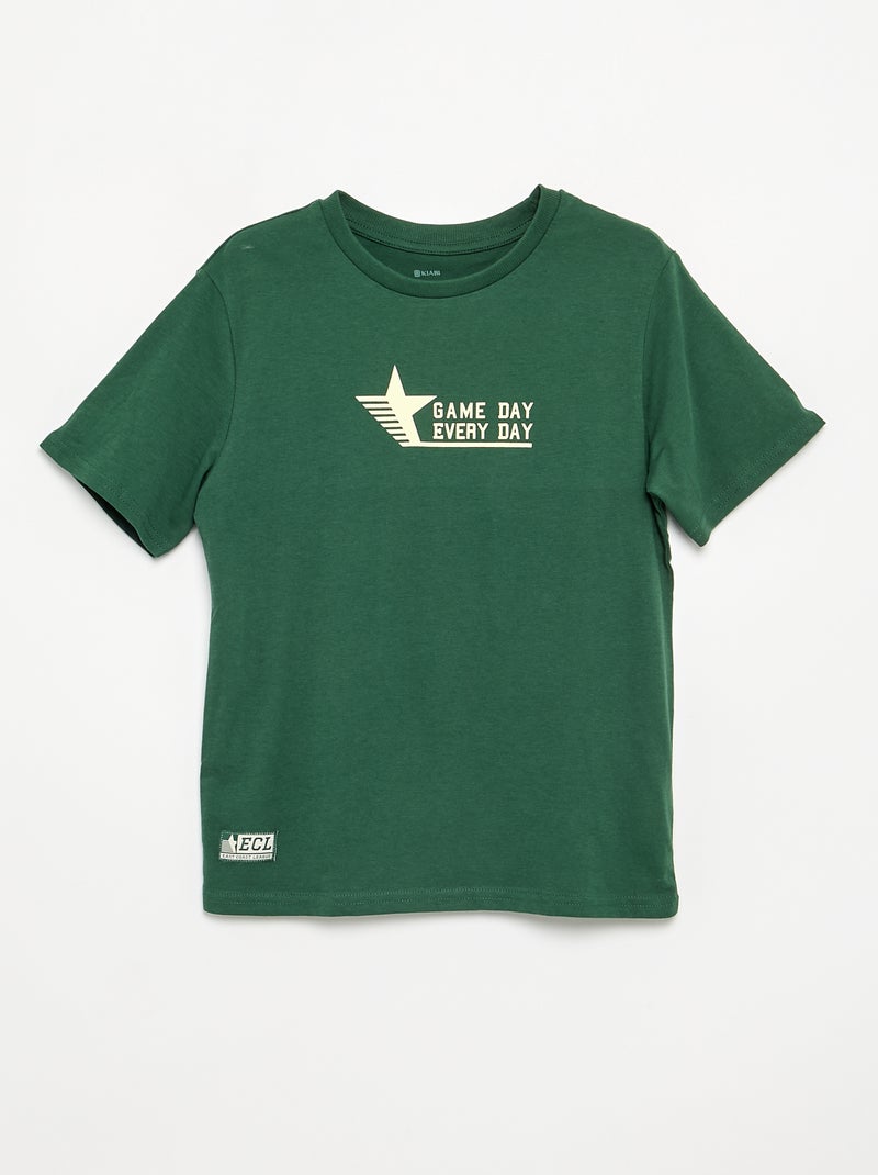 Completo short + t-shirt - 2 pezzi Verde - Kiabi