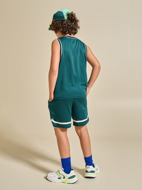 Completo sportivo canotta + pantaloncini - Kiabi Completo sportivo canotta + pantaloncini - Kiabi
