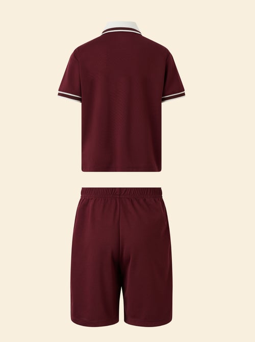 Completo sportivo t-shirt + pantaloncini - Kiabi Completo sportivo t-shirt + pantaloncini - Kiabi