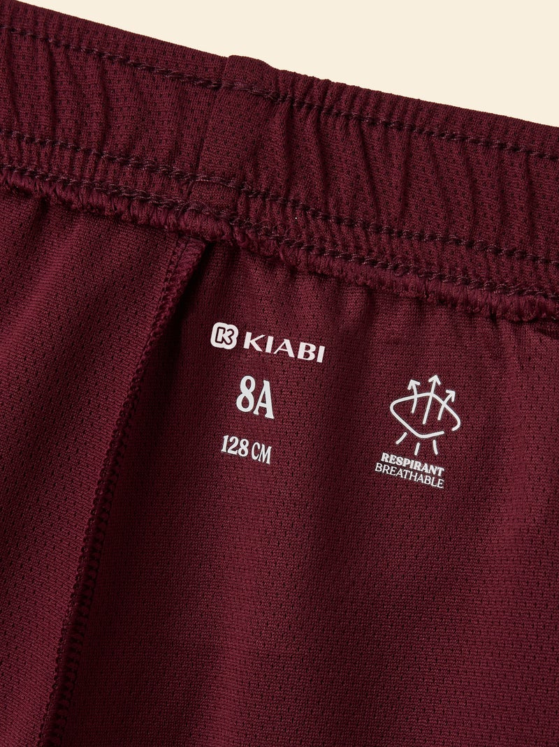 Completo sportivo t-shirt + pantaloncini Rosso - Kiabi