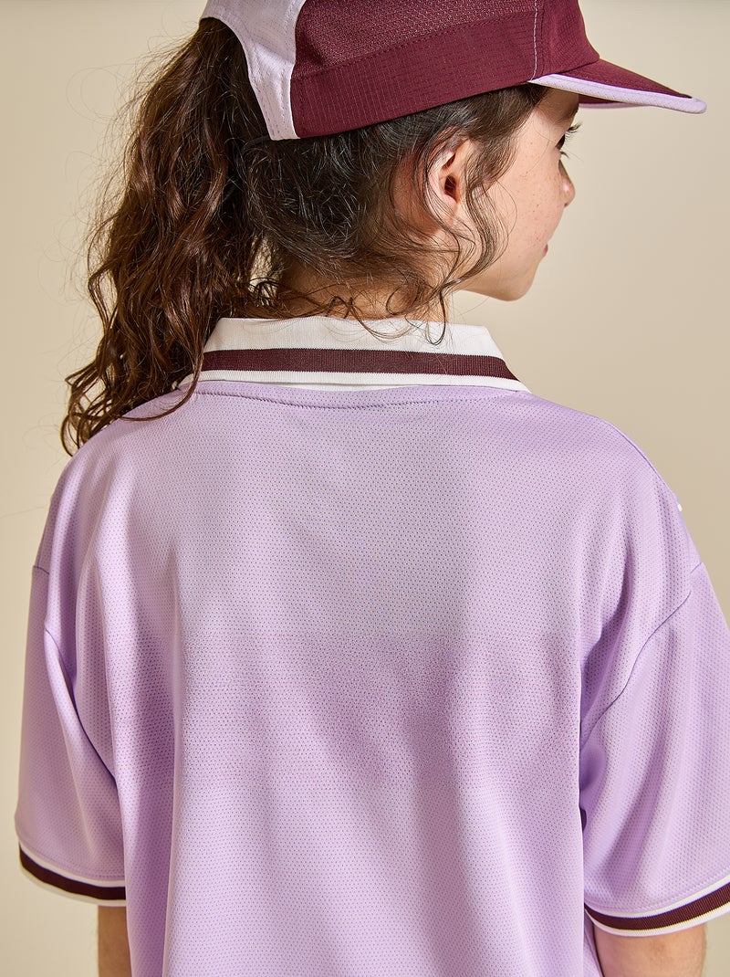 Completo sportivo t-shirt + pantaloncini Viola - Kiabi