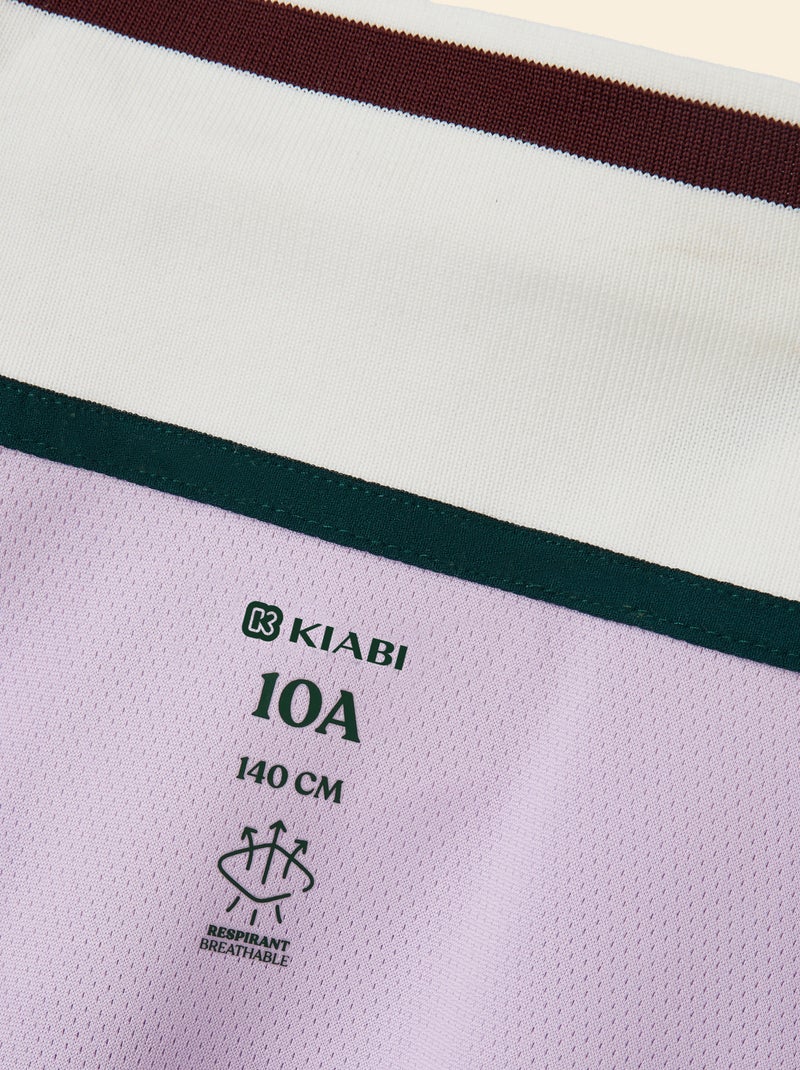 Completo sportivo t-shirt + pantaloncini Viola - Kiabi