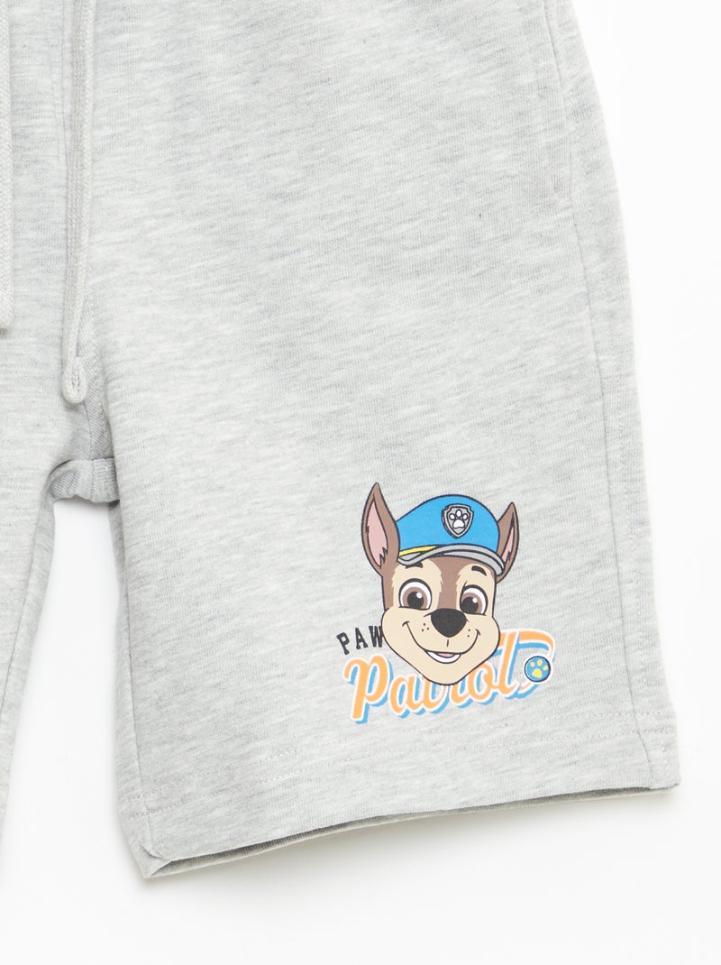 Completo stampato 'Paw Patrol' felpa + pantaloncini in cotone Grigio - Kiabi