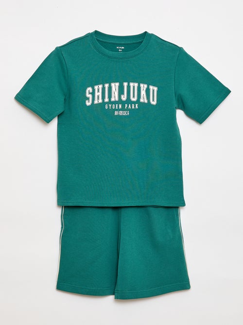Completo t-shirt + bermuda - 2 pezzi - Kiabi