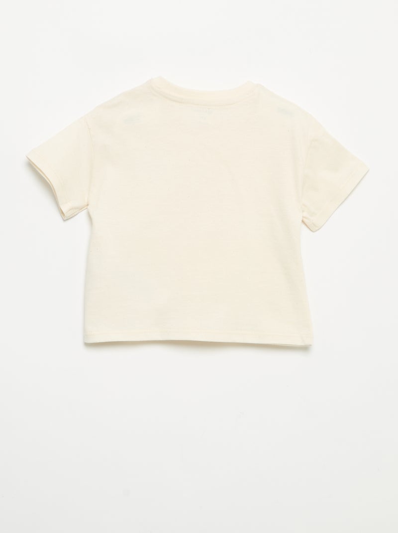 Completo T-shirt + pantaloni da jogging Bianco - Kiabi