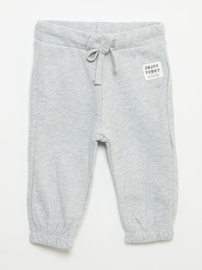 Completo T-shirt + pantaloni da jogging Bianco - Kiabi