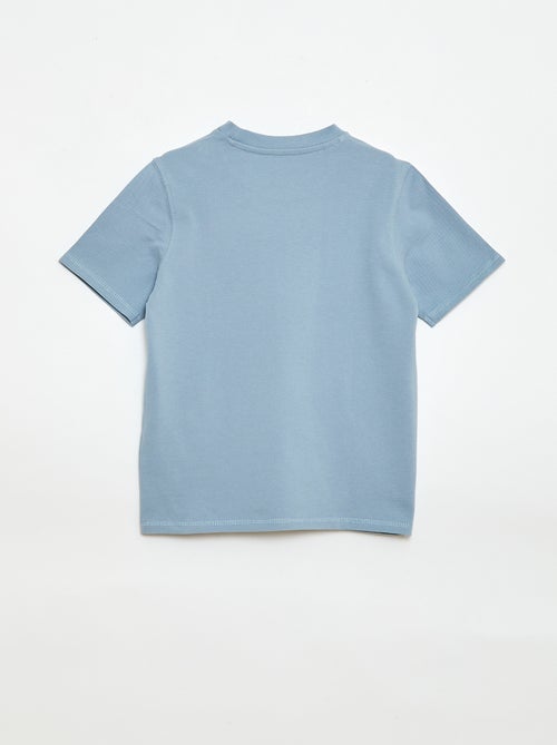 Completo t-shirt + shorts in piqué di cotone - Kiabi