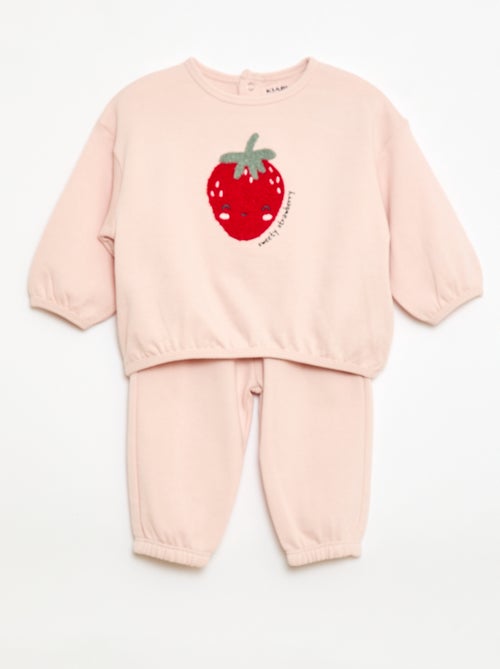 Completo tuta felpa + pantaloni - Kiabi