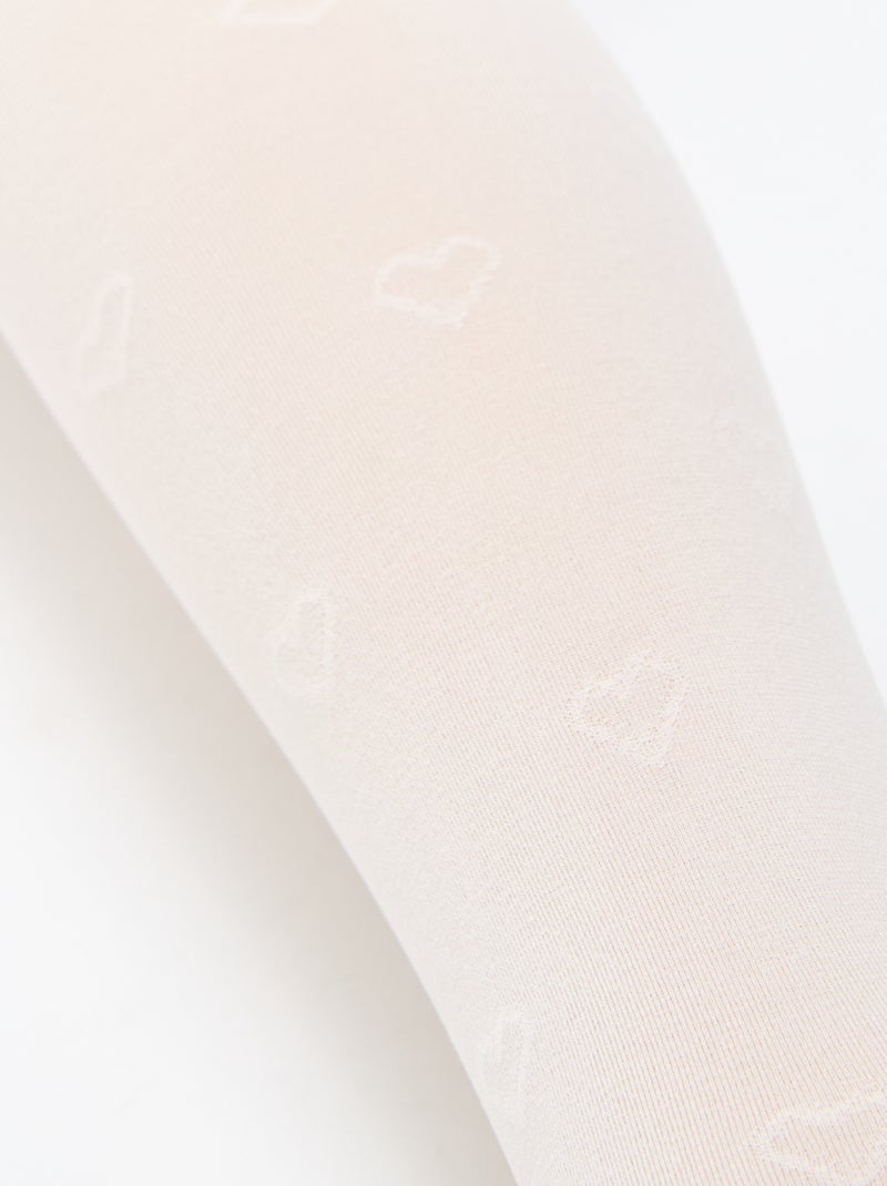 Confezione da 2 collant leggeri stampati Rosa - Kiabi