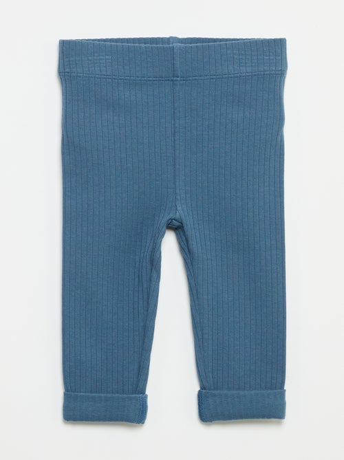 Confezione da 2 leggings a costine - Kiabi
