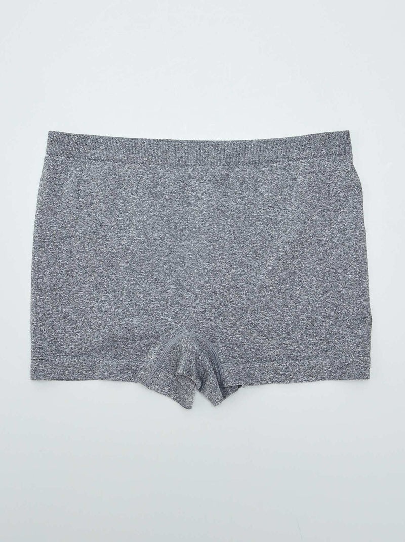Confezione da 2 shorty senza cuciture - collezione facile da indossare nero - Kiabi