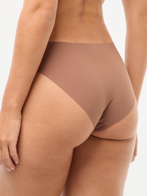 Confezione da 2 slip invisibili in microfibra - Kiabi