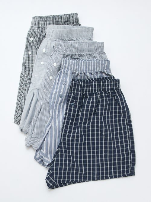 Confezione da 5 boxer in cotone - Kiabi