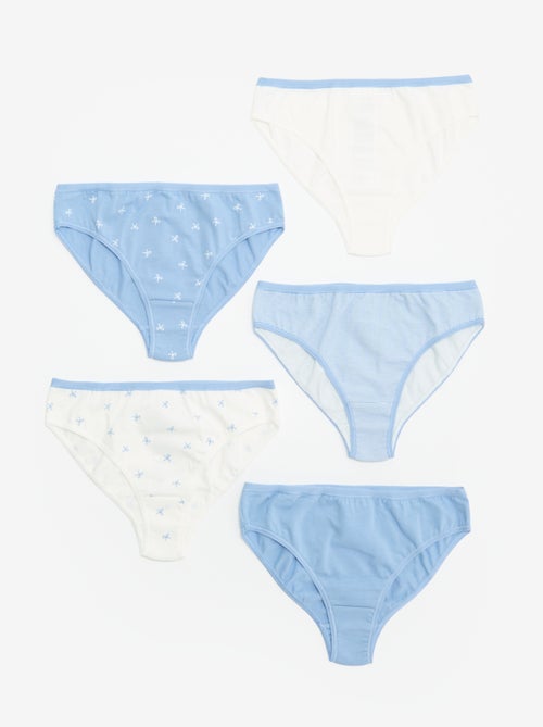 Confezione da 5 slip stampati - Kiabi