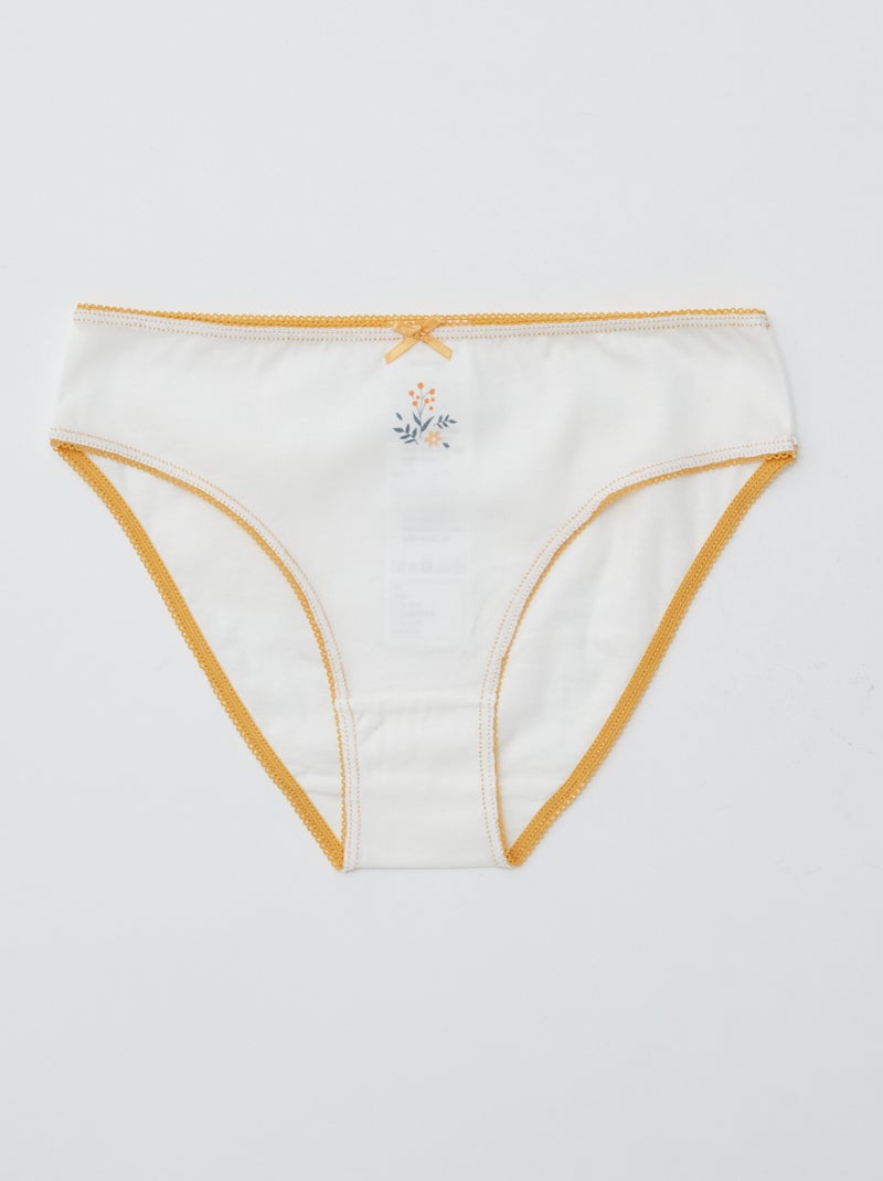 Confezione da 7 slip Giallo - Kiabi