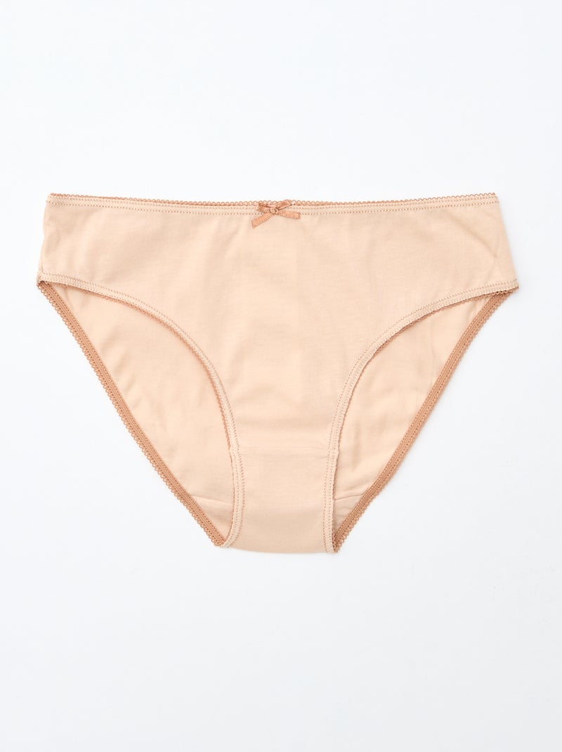 Confezione da 7 slip Marrone - Kiabi