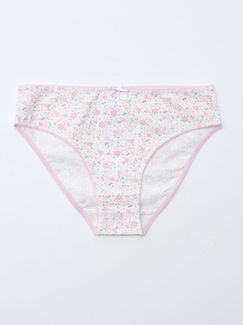 Confezione da 7 slip Rosa - Kiabi