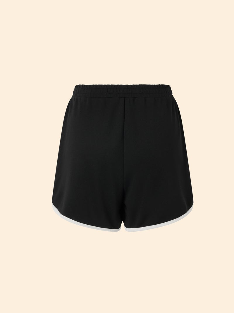 Contrast-trim Shorts - (ekstract) Black - Kiabi