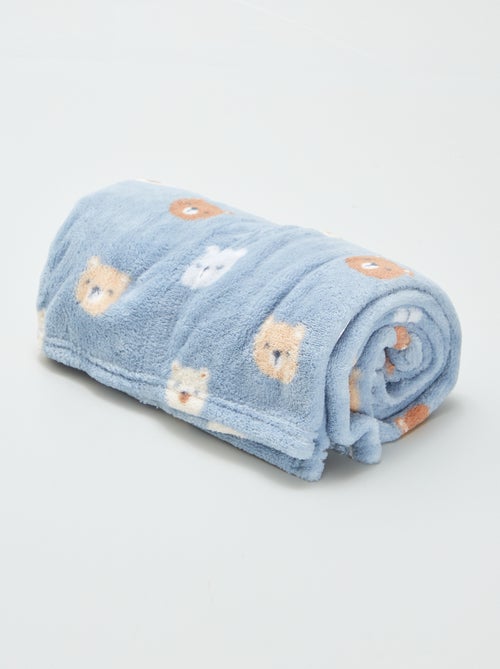 Coperta stampata con effetto pile/doudou - Kiabi