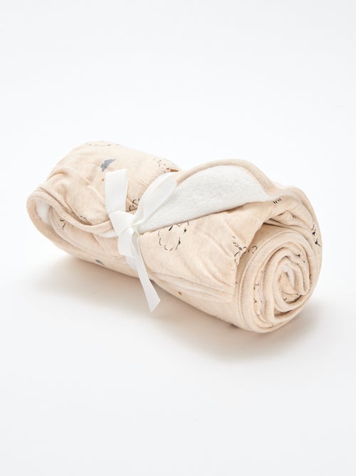 Coperta stampata con interno effetto pile - Kiabi