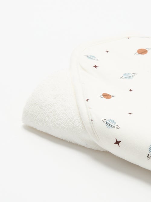 Coperta stampata in cotone jersey e pile - Kiabi