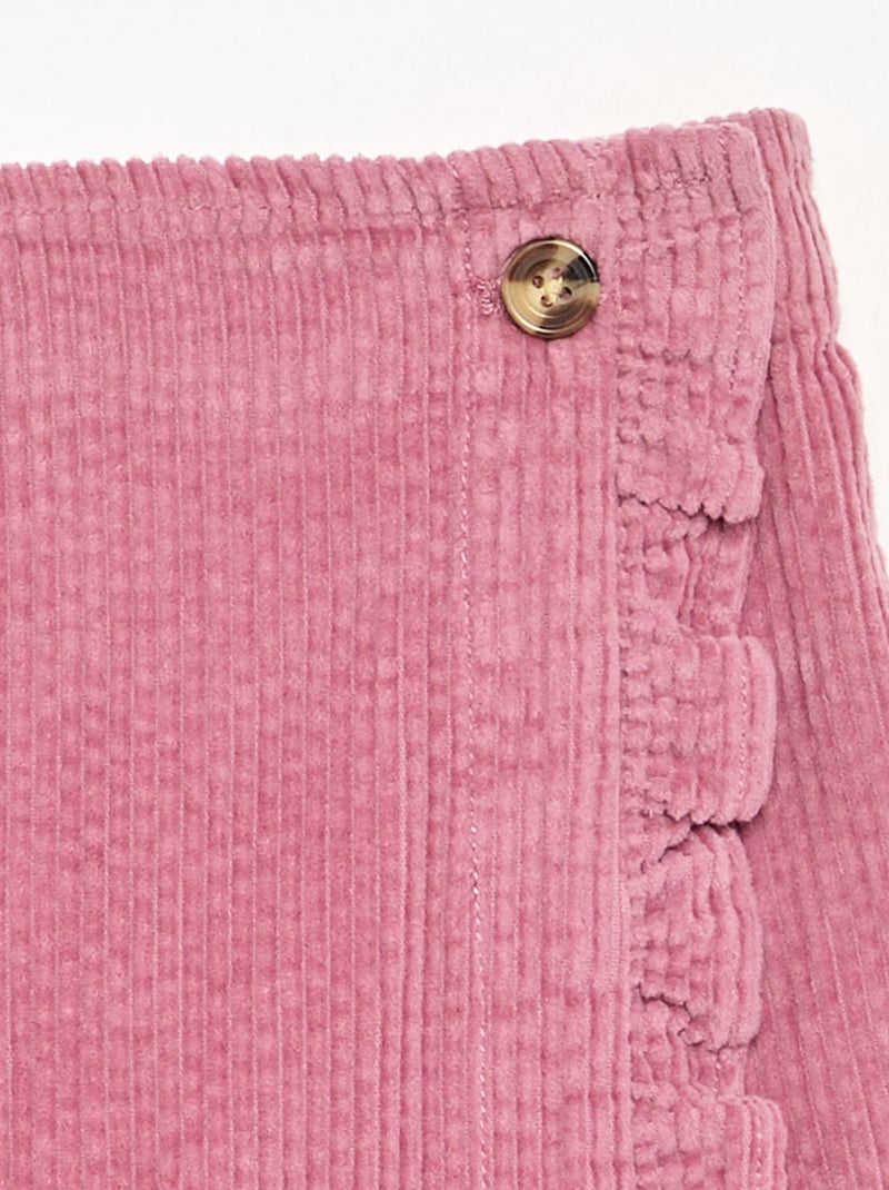 Cord-Rock-Shorts Rose - Kiabi