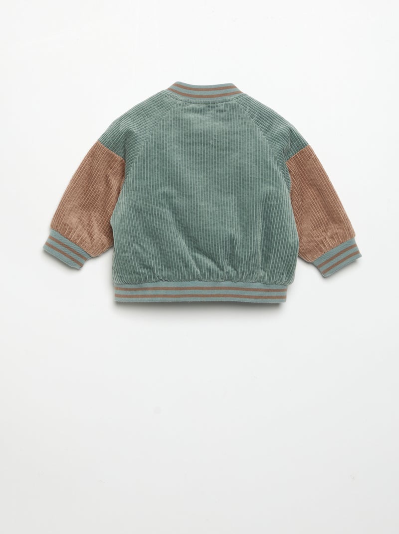 Cordblouson Marron - Kiabi
