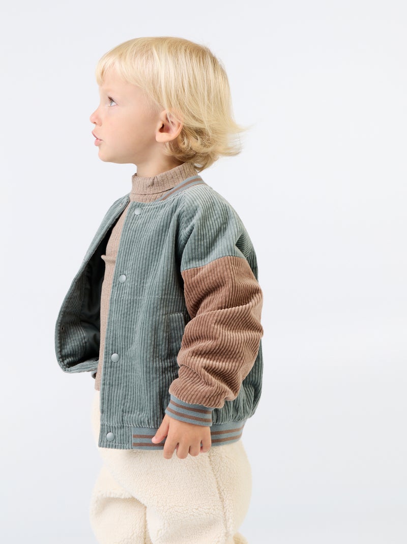 Cordblouson Marron - Kiabi