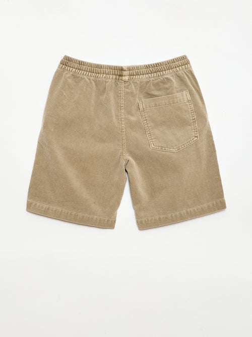 Corduroy Bermuda Shorts - Kiabi