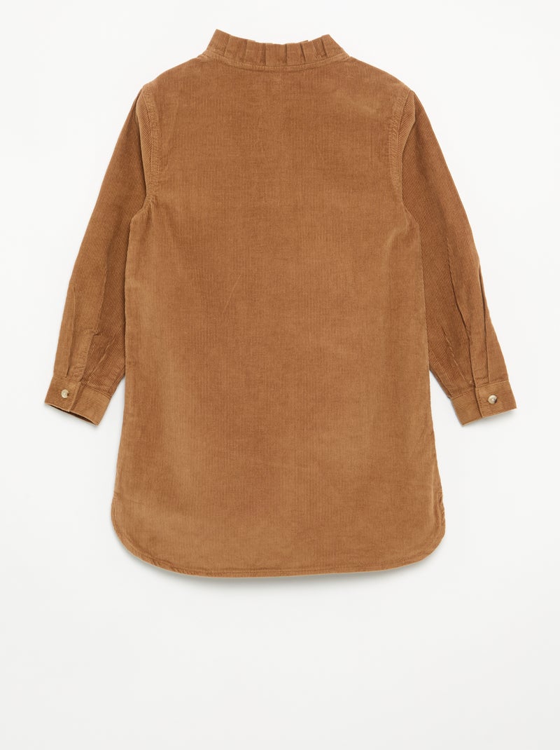 Corduroy dress Brown - Kiabi