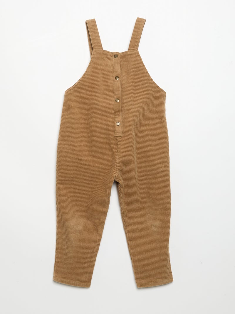 Corduroy Overalls Beige - Kiabi