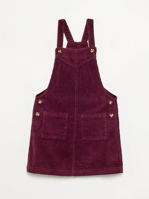 Corduroy Pinafore Dress - Kiabi
