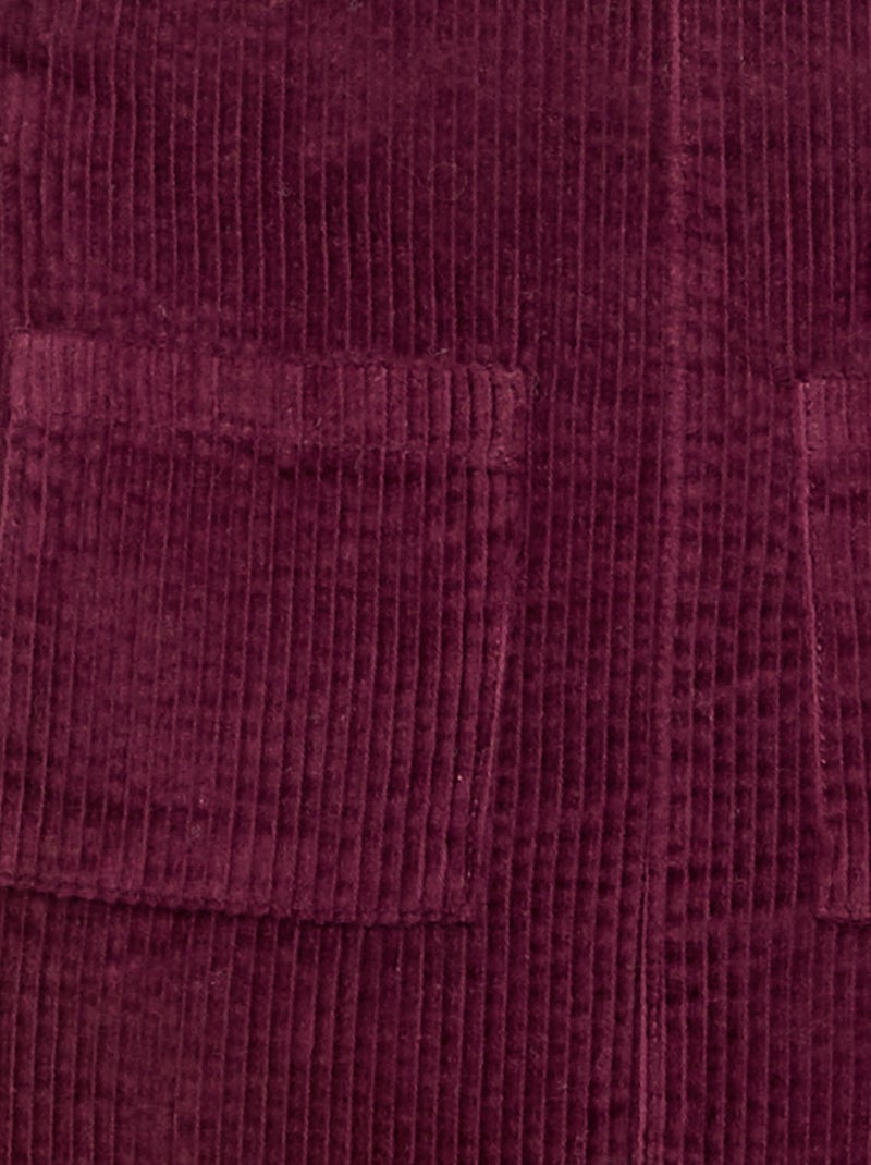 Corduroy Pinafore Dress Pink - Kiabi