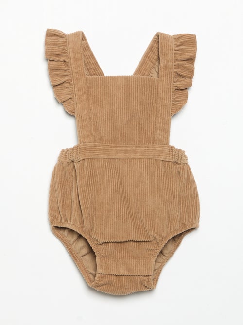 Corduroy Romper - Kiabi