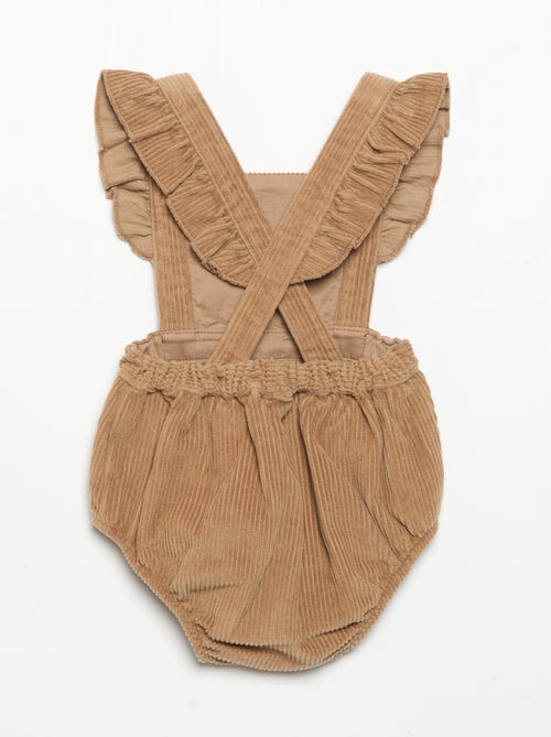 Corduroy Romper - Kiabi