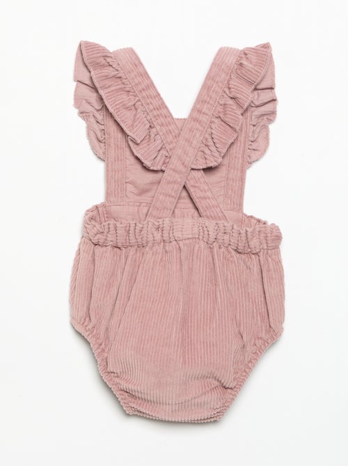 Corduroy Romper - Kiabi